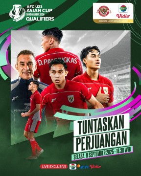 Jadwal Timnas U-23 vs Korea Selatan. (sport indosiar)